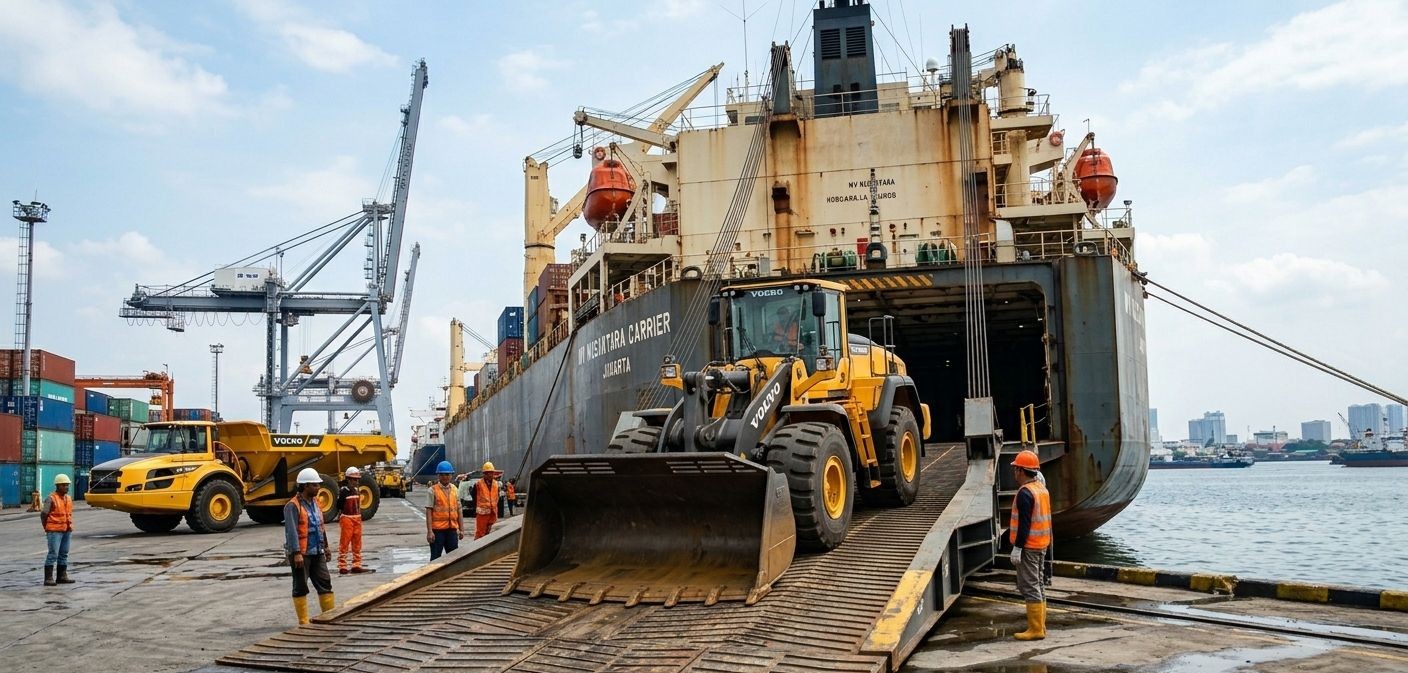 Heavy equipment project cargo