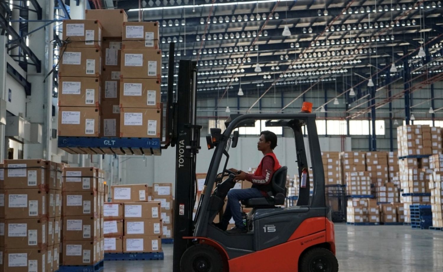 Bonded warehouse interior